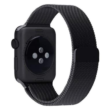 SKALO Milanese Loop Apple Watch Series 4-6 40mm - Musta