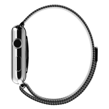 SKALO Milanese Loop Apple Watch Series 4-6 40mm - Musta