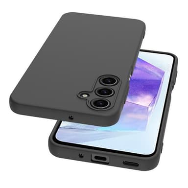 SKALO Samsung A16 Mattamusta erittäin ohut TPU-suojakuori