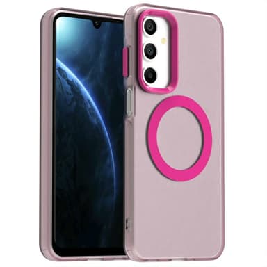 SKALO Samsung A16 Candy Series Hybrid Suojakuori - Punainen