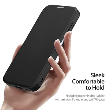 DUX DUCIS Samsung A16 Skin X Pro Lompakkokotelo - Musta