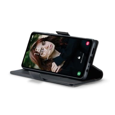 CaseMe Samsung A16 023 Series PU-Läder Lompakkokotelo - Musta