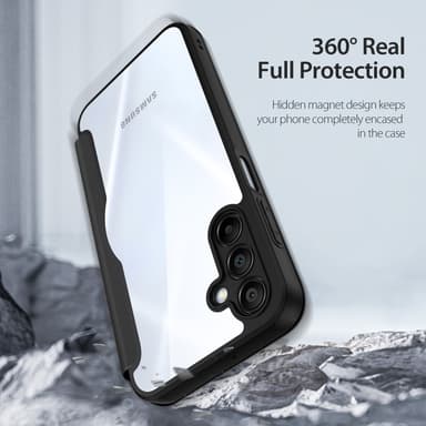 DUX DUCIS Samsung A16 Skin X Pro Lompakkokotelo - Musta