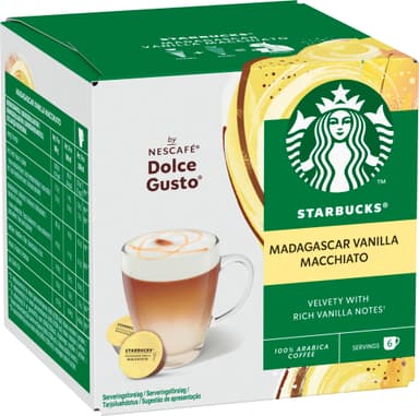 Starbucks Madagascar Vanilla by NESCAFÉ Dolce Gusto kapselit (12 kpl)