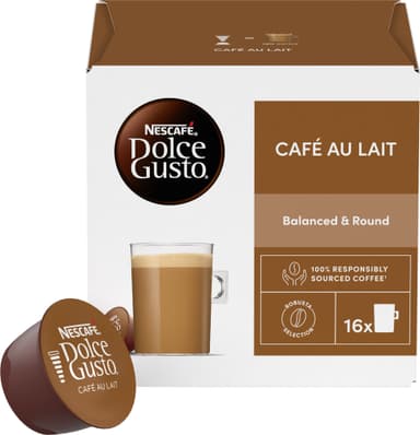 NESCAFÉ Dolce Gusto Cafe au Lait kahvikapselit (16 kpl)