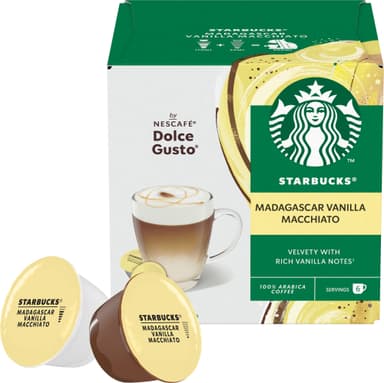 Starbucks Madagascar Vanilla by NESCAFÉ Dolce Gusto kapselit (12 kpl)