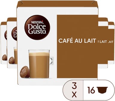 NESCAFÉ Dolce Gusto Cafe au Lait kahvikapselit (16 kpl)