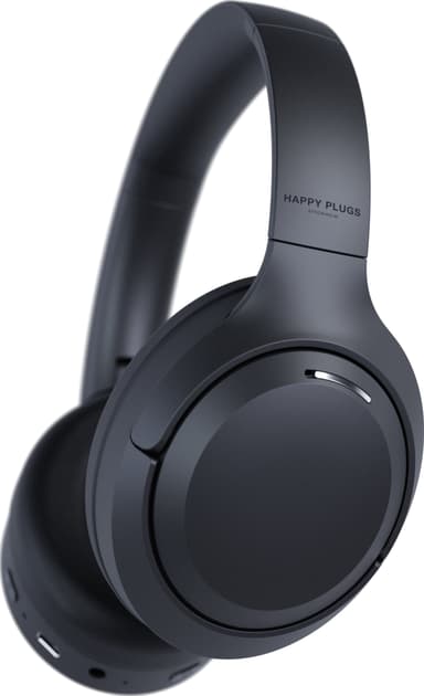 Happy Plugs Play Lite langattomat around-ear kuulokkeet (musta)