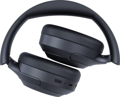Happy Plugs Play Lite langattomat around-ear kuulokkeet (musta)