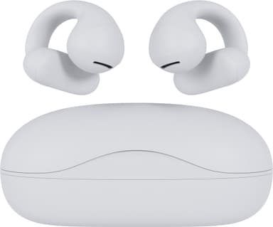 Happy Plugs OWS Clip täysin langattomat open-ear kuulokkeet (valk.)