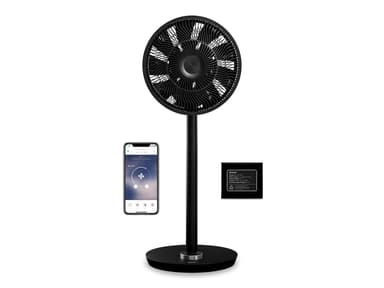 Stand fan w. Battery pack Whisper Flex Black