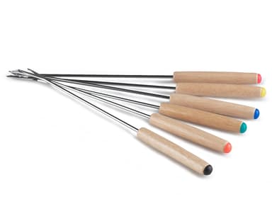 Fondue Forks 6-pcs. Teak