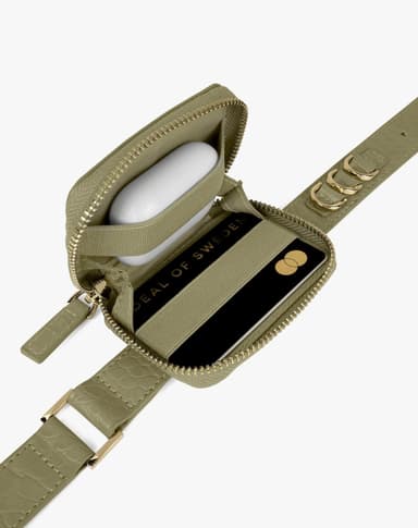Atelier Neckla iPhone 13P Sage Croco