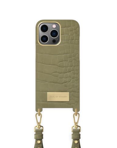 Atelier Neckla iPhone 13P Sage Croco