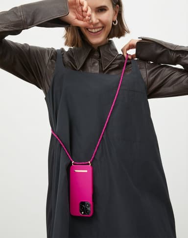 Ordinary Necklace Case iPhone 13P Hyper Pink