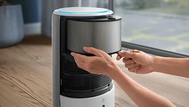 Philips 3400 Series ilmanpuhdistin/kostutin AC3420/10 (valkoinen)