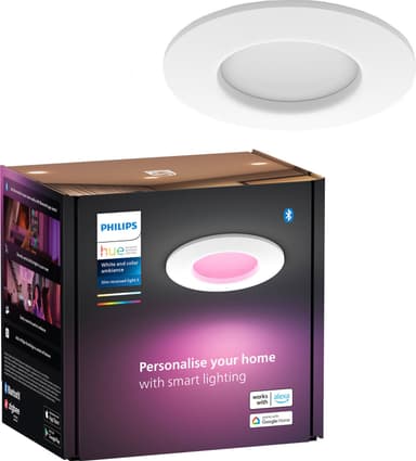 Philips Hue WCA Slim pieni upotettava LED-valaisin (valkoinen)