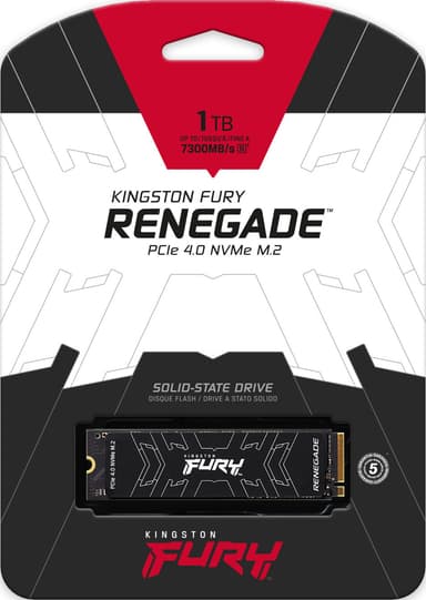 Kingston FURY Renegade PCIe 4.0 NVMe M.2 sisäinen SSD muisti (1 TB)