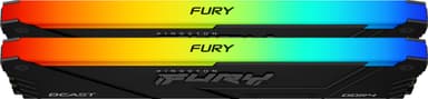 Kingston FURY Beast RGB 16 GB DDR4 RAM muisti 3200 MT/s CL16 (musta)