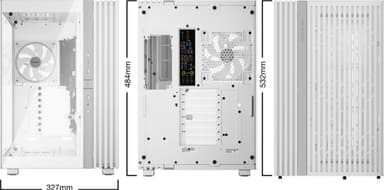 be quiet! LIGHT BASE 900 FX PC-kotelo (valkoinen)