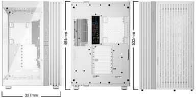 be quiet! LIGHT BASE 900 DX PC-kotelo (valkoinen)
