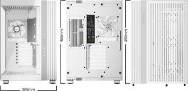 be quiet! LIGHT BASE 600 FX PC-kotelo (valkoinen)