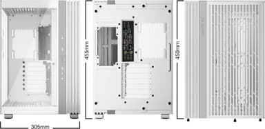 be quiet! LIGHT BASE 600 DX PC-kotelo (valkoinen)