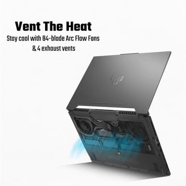 Asus TUF A15 FA507 R7-7/16/512/RTX4060/165Hz QHD 15.6" pelikannettava