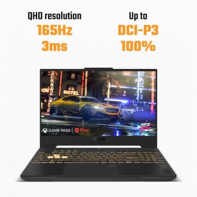 Asus TUF A15 FA507 R7-7/16/512/RTX4060/165Hz QHD 15.6" pelikannettava