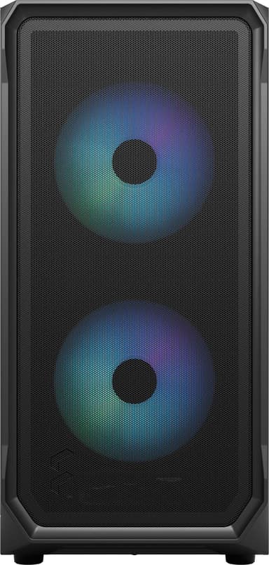 Fractal Focus 2 RGB Black TG Clear Tint PC-kotelo