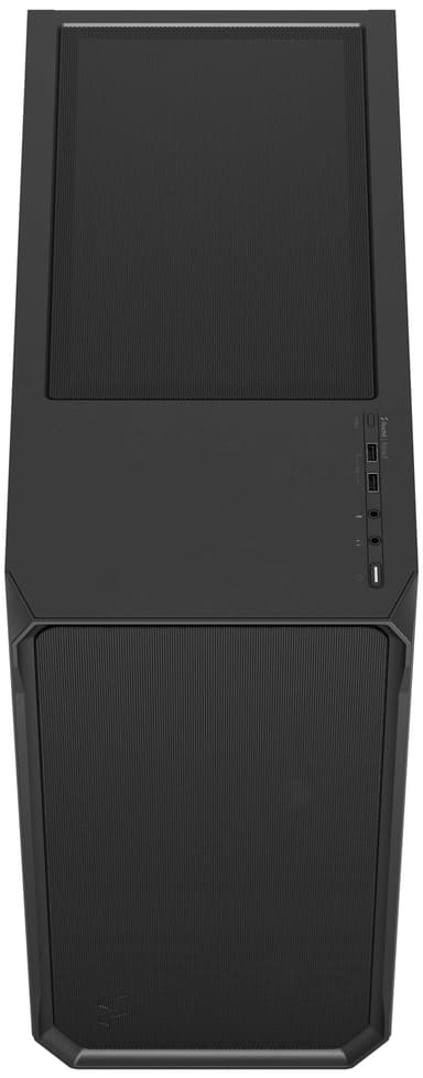 Fractal Focus 2 Black TG Clear Tint PC-kotelo