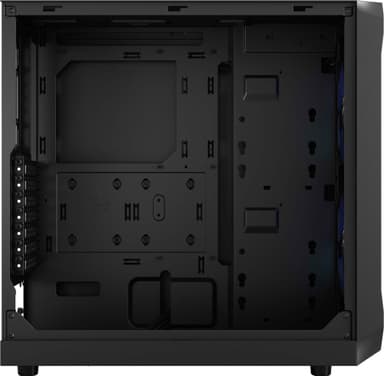 Fractal Focus 2 RGB Black TG Clear Tint PC-kotelo