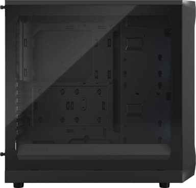 Fractal Focus 2 RGB Black TG Clear Tint PC-kotelo
