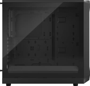 Fractal Focus 2 Black TG Clear Tint PC-kotelo
