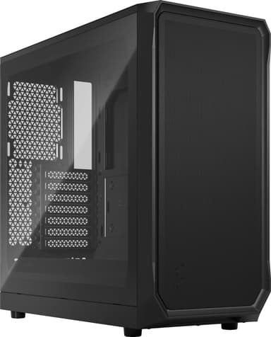 Fractal Focus 2 Black TG Clear Tint PC-kotelo