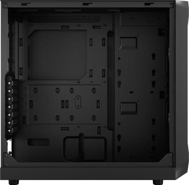 Fractal Focus 2 Black TG Clear Tint PC-kotelo