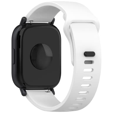 Silikonirannekello, joka on yhteensopiva Xiaomi Redmi Watch 5 Active:n kanssa Valkoinen