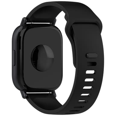 Silikonirannekello, joka on yhteensopiva Xiaomi Redmi Watch 5 Active:n kanssa Musta