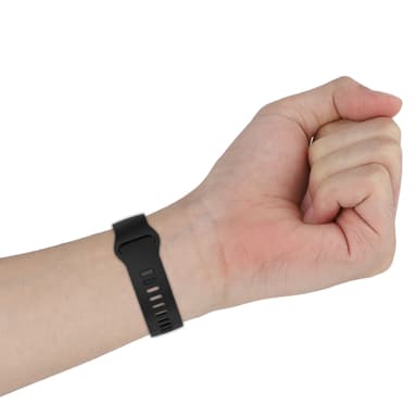 Silikonirannekello, joka on yhteensopiva Xiaomi Redmi Watch 5 Active:n kanssa Musta