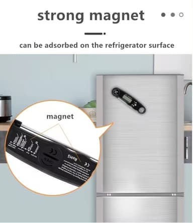 Lämpömittari, musta
