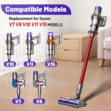 Sotkeutumaton suutin sotkeutumista estävällä harjaspäällä Dyson V -pölynimureille