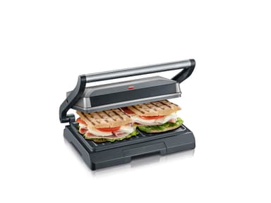 Panini grill 800 watt Grey/Black