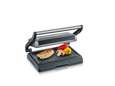 Panini grill 800 watt Grey/Black