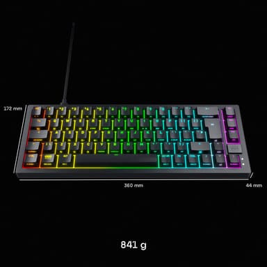 Cherry Xtrfy K5V2 pelinäppäimistö (musta)