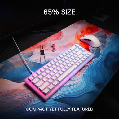 Cherry Xtrfy K5V2 pelinäppäimistö (valkoinen)