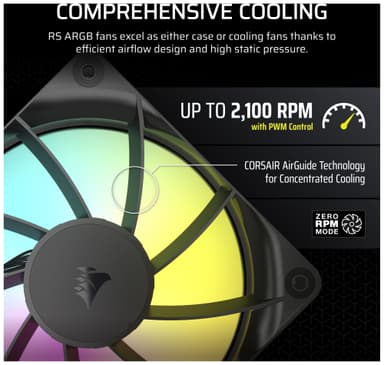 Corsair RS120 ARGB 120 mm PWM tuuletin