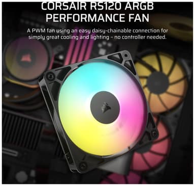 Corsair RS120 ARGB 120 mm PWM tuuletin