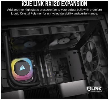 Corsair iCUE LINK RX120 120 mm PWM jatkotuuletin
