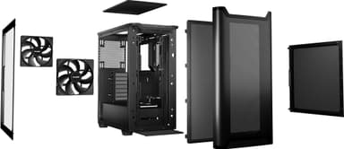 be quiet! PURE BASE 501 Airflow Window PC-kotelo (musta)