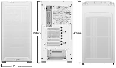 be quiet! PURE BASE 501 Airflow Window PC-kotelo (valkoinen)
